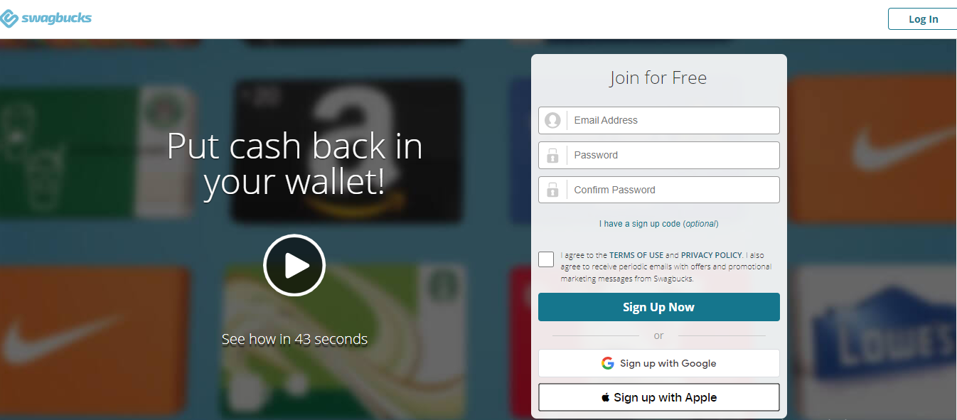 Swagbucks screenshot 1
