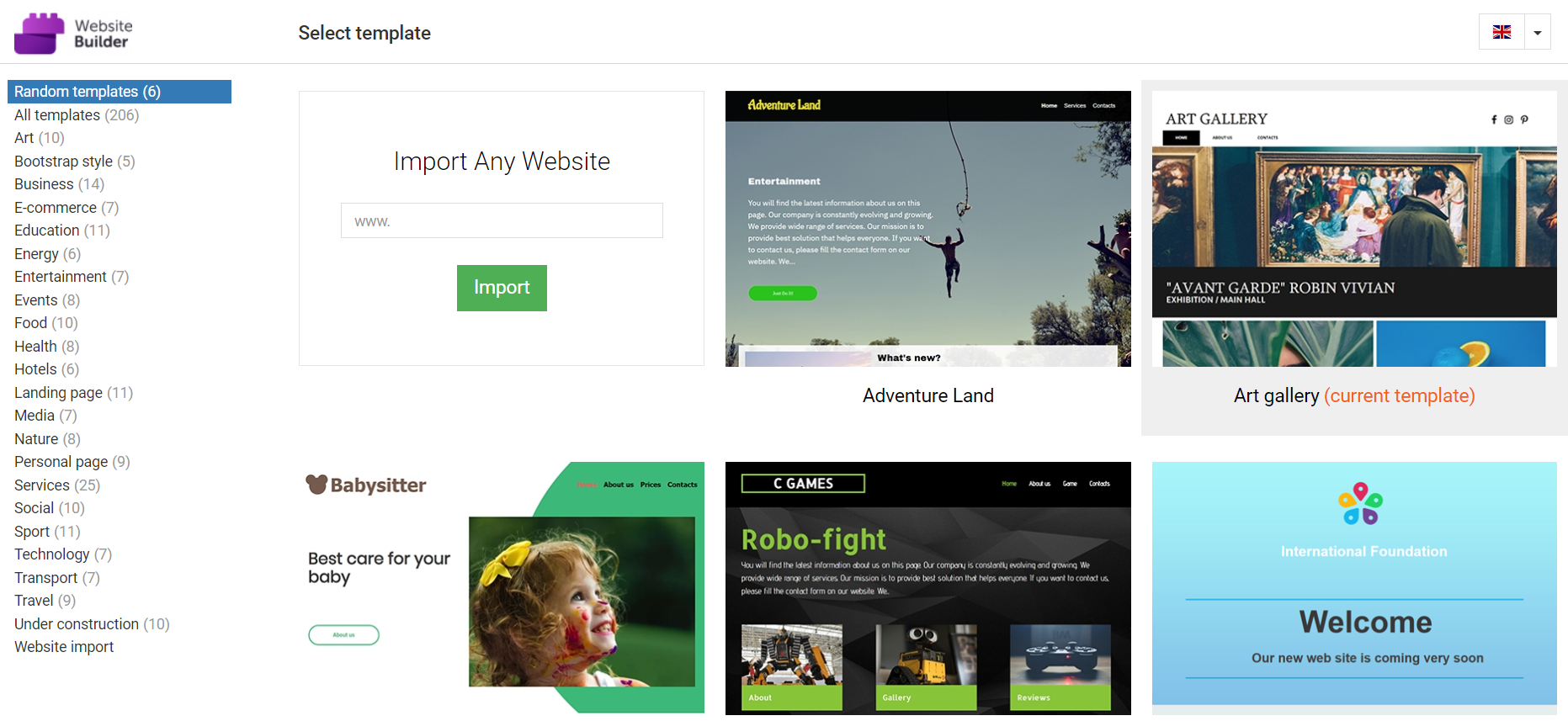 Namecheap Website Builder screenshot 2