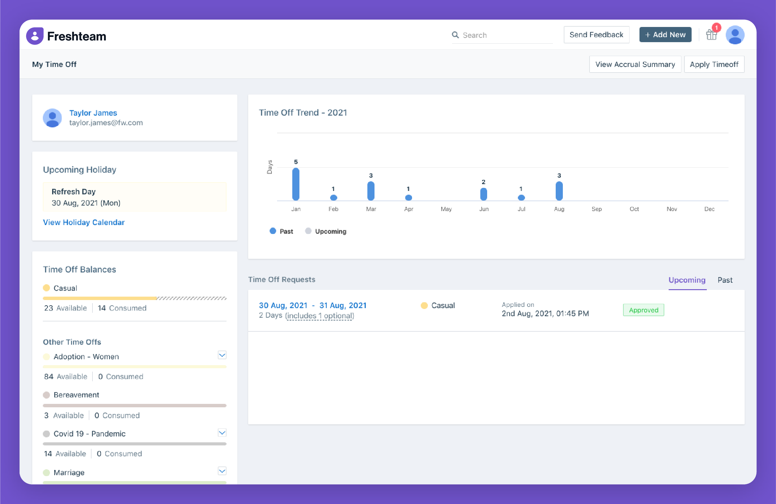 Freshteam screenshot 3