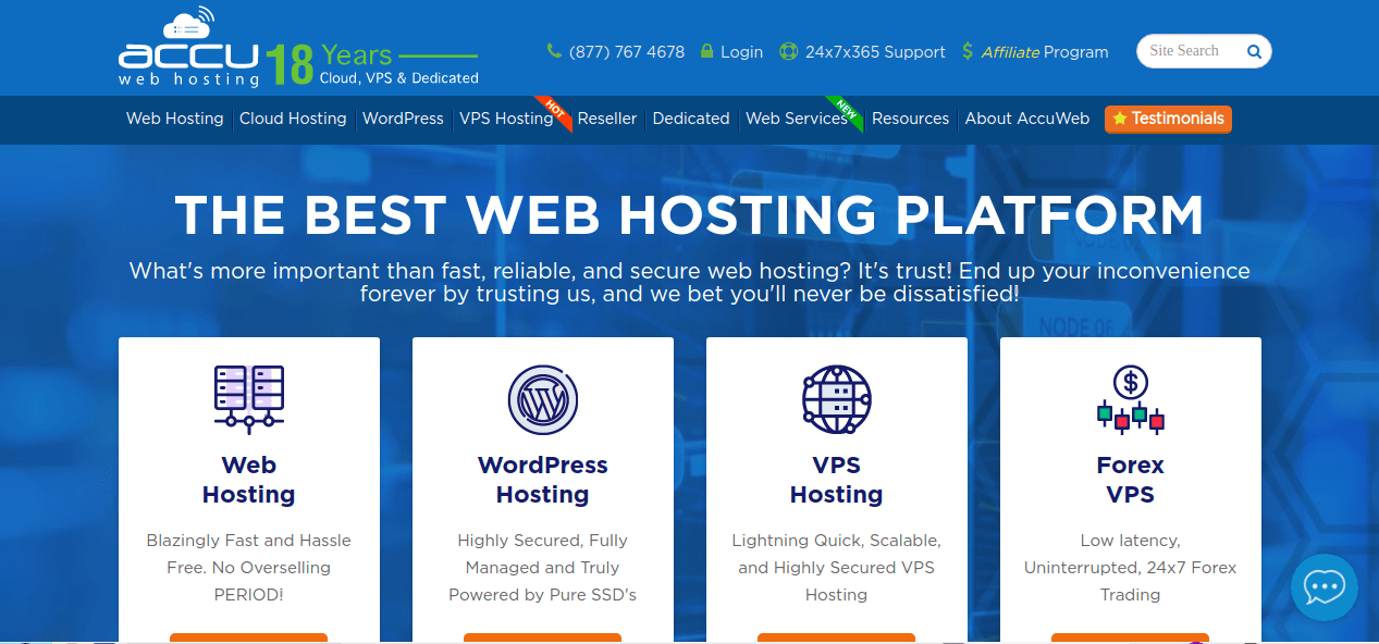 AccuWeb Forex VPS screenshot 3