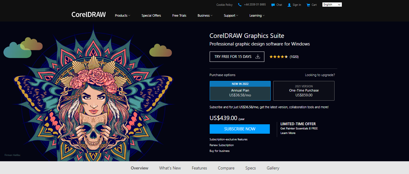 CorelDRAW Graphics Suite screenshot 1