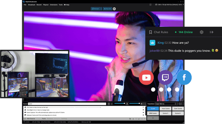 Xsplit Broadcaster screenshot 4
