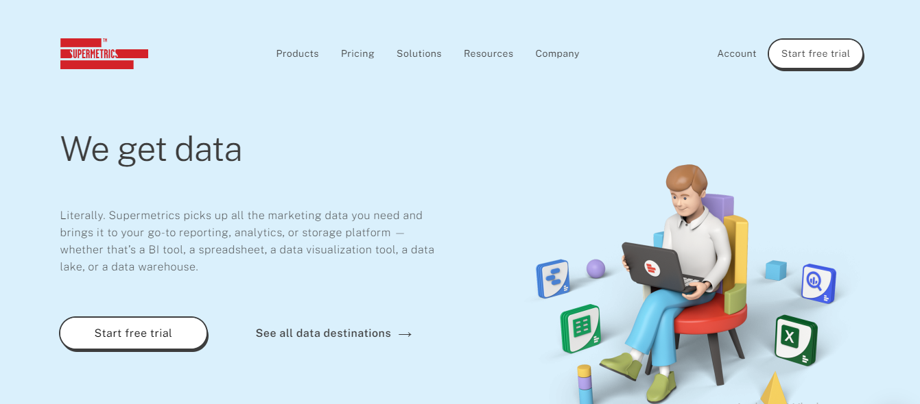 Supermetrics screenshot 1