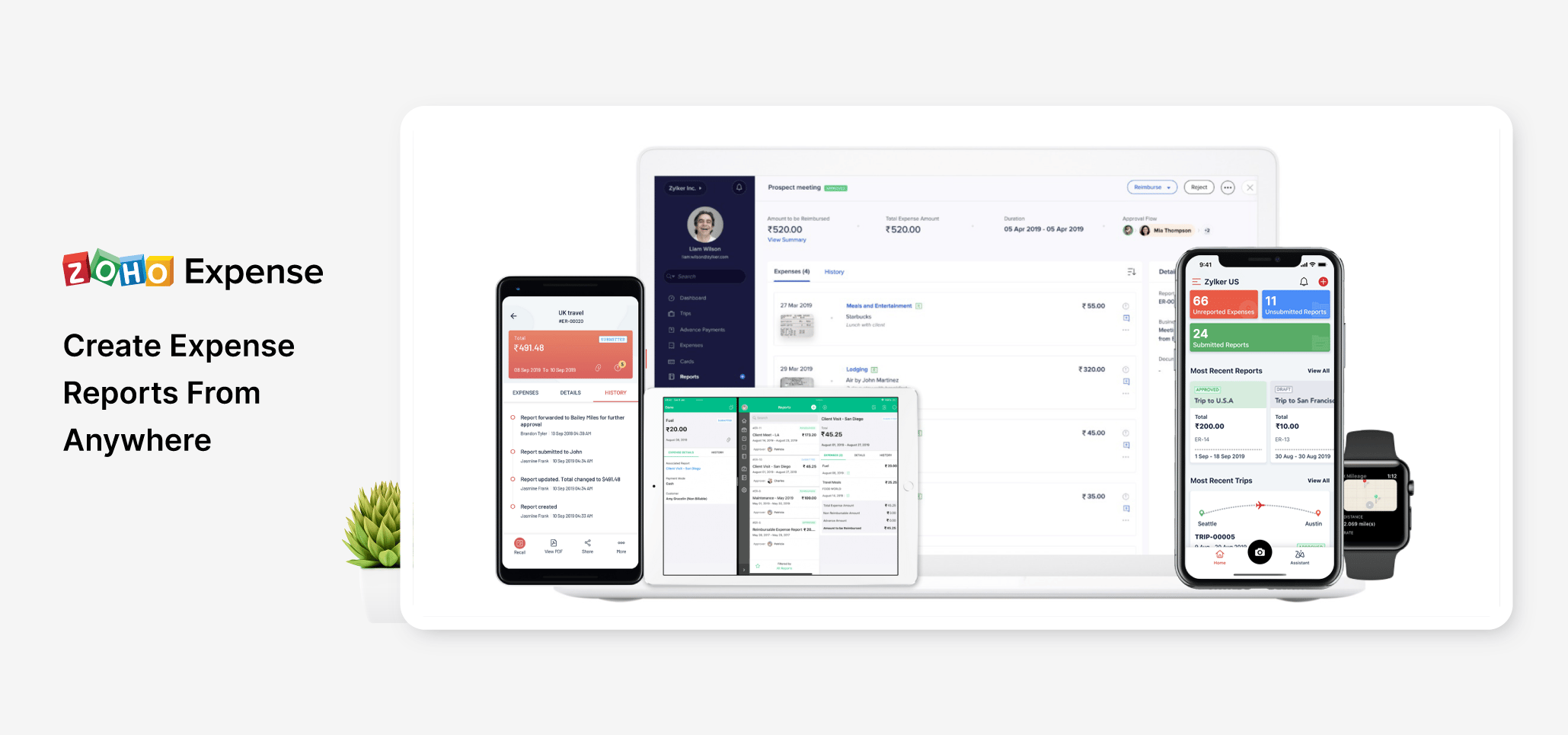 Zoho Expense screenshot 1