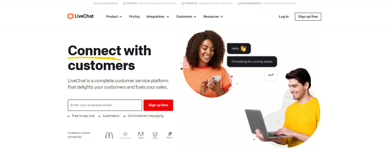 LiveChat screenshot 1