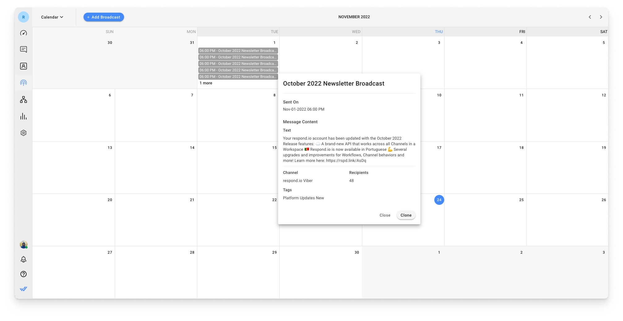 Respond.io screenshot 1