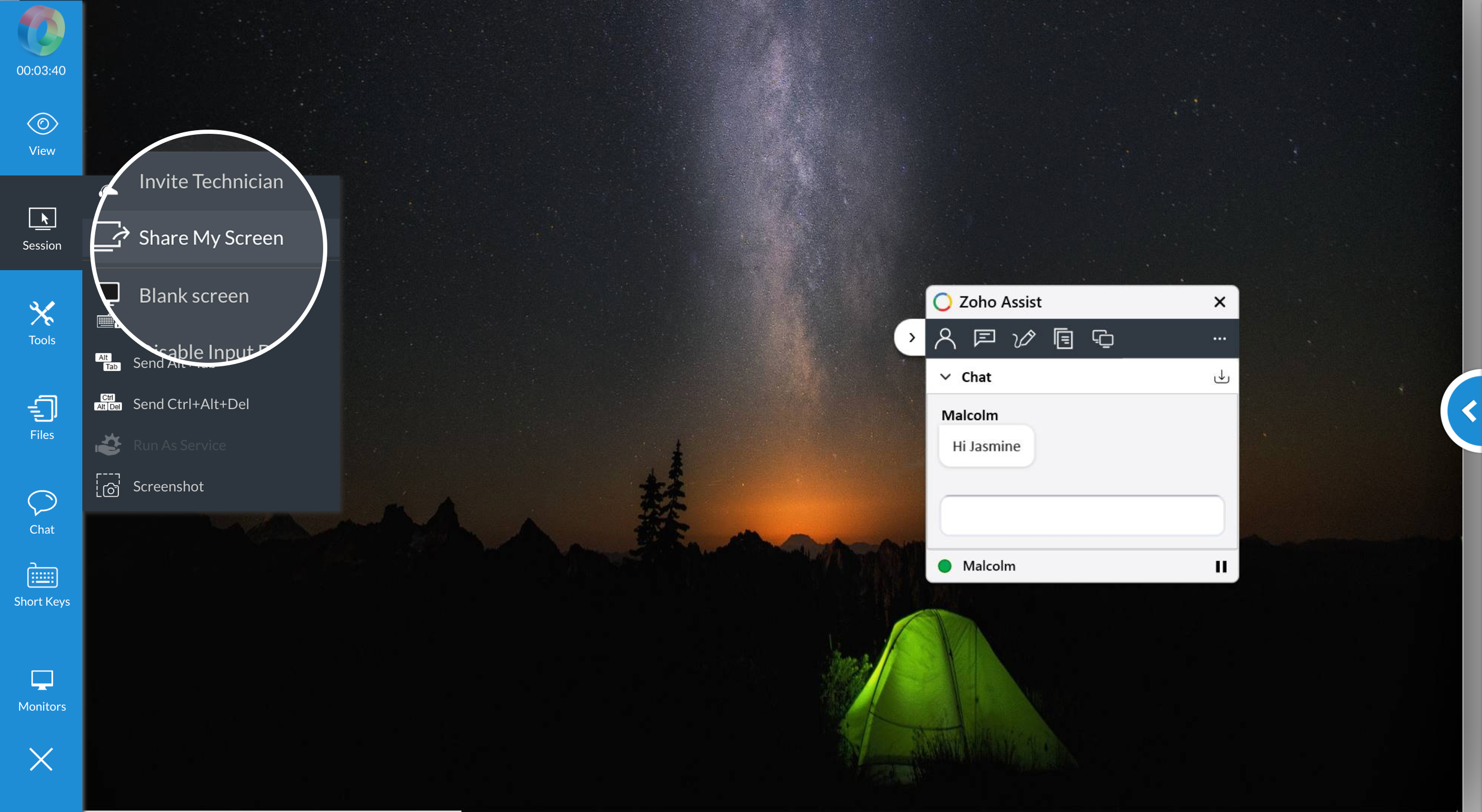 Zoho Assist screenshot 4
