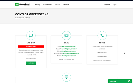 GreenGeeks screenshot 3