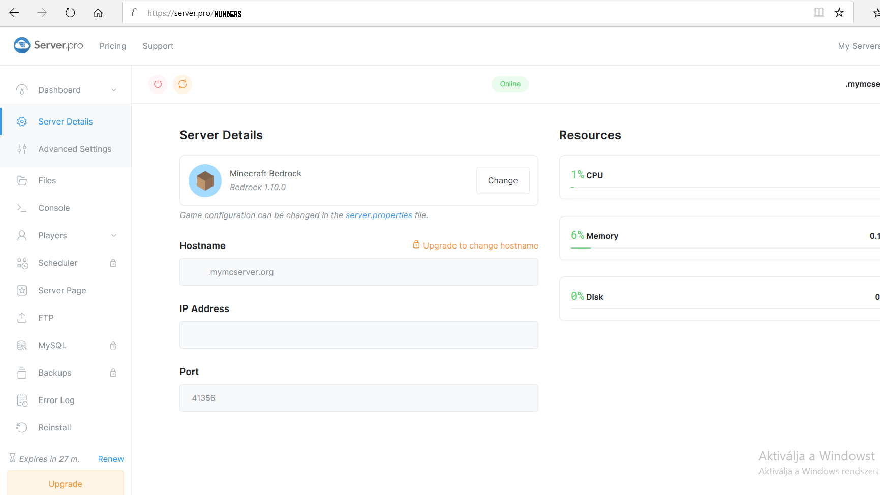 Server.pro screenshot 2