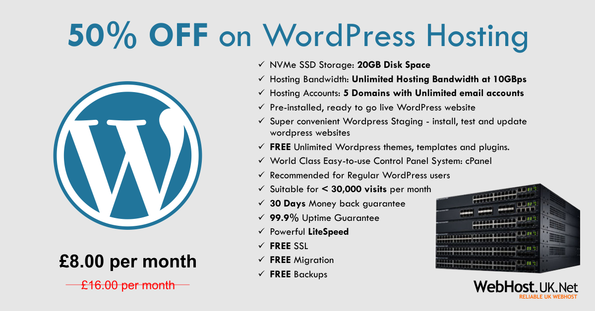 WebHost UK screenshot 2