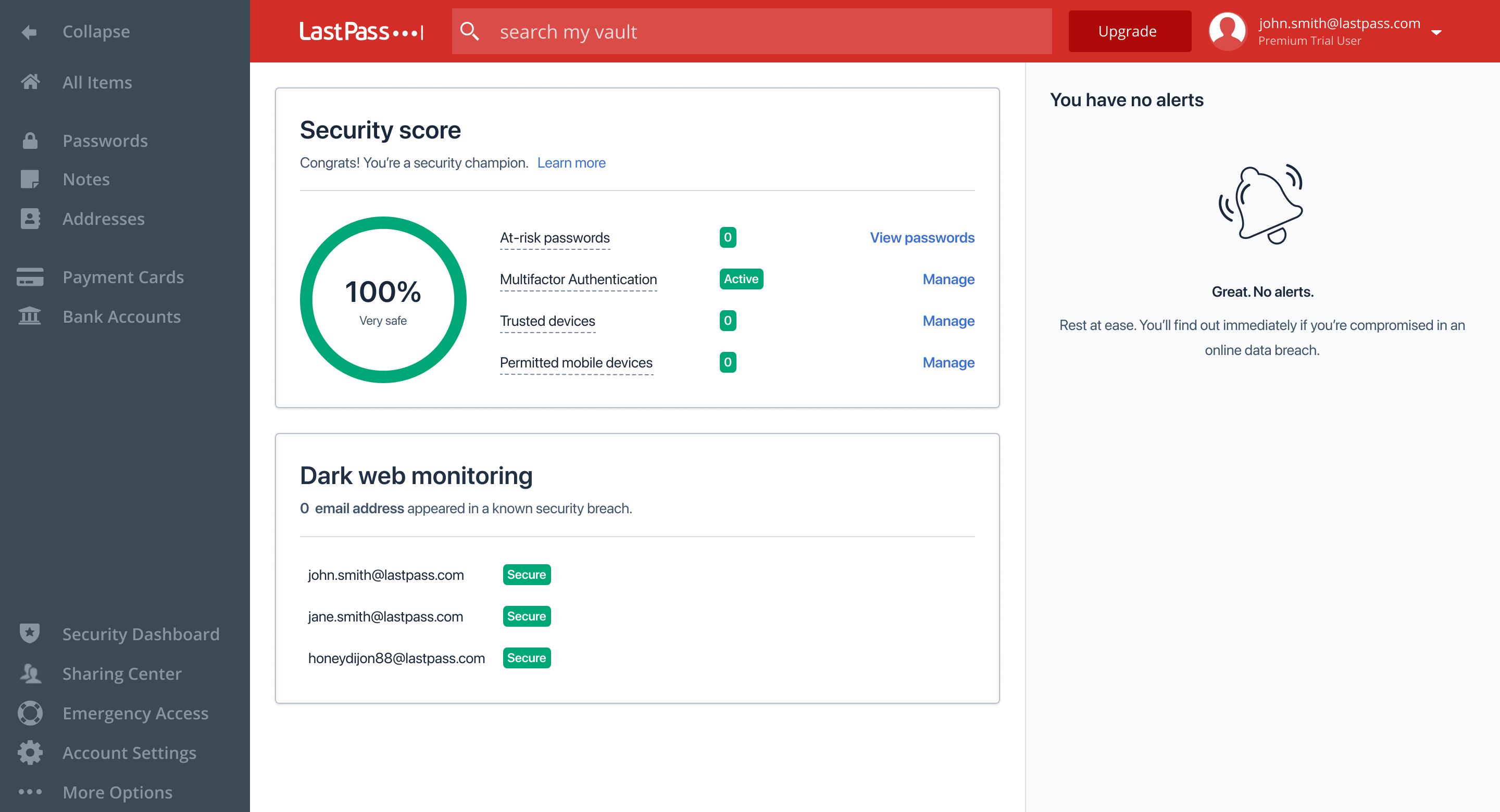 LastPass screenshot 3