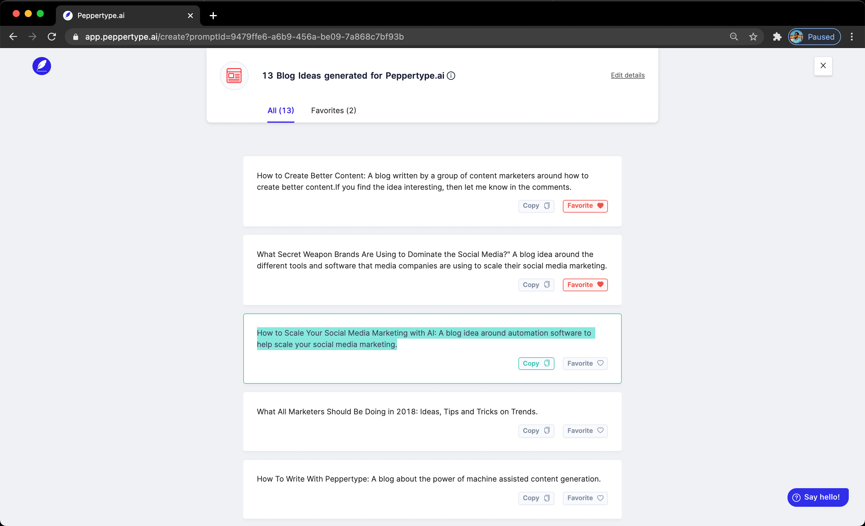 Peppertype.ai screenshot 4