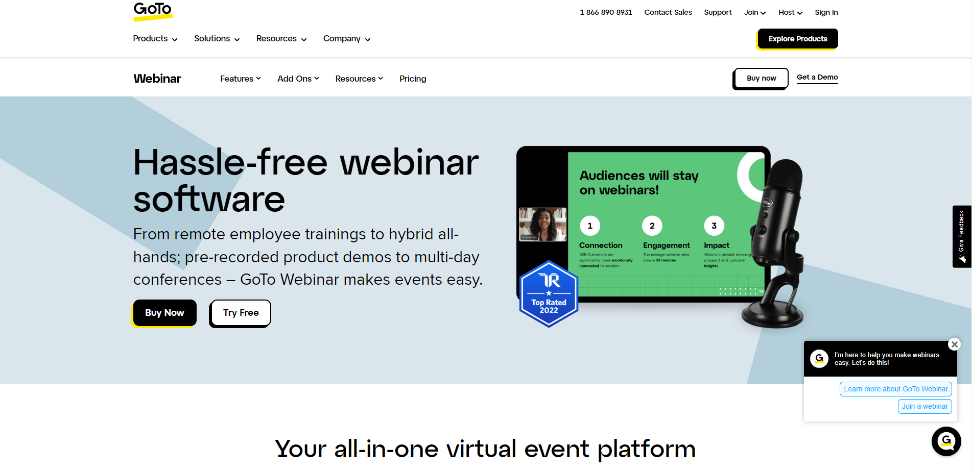 GoToWebinar screenshot 3