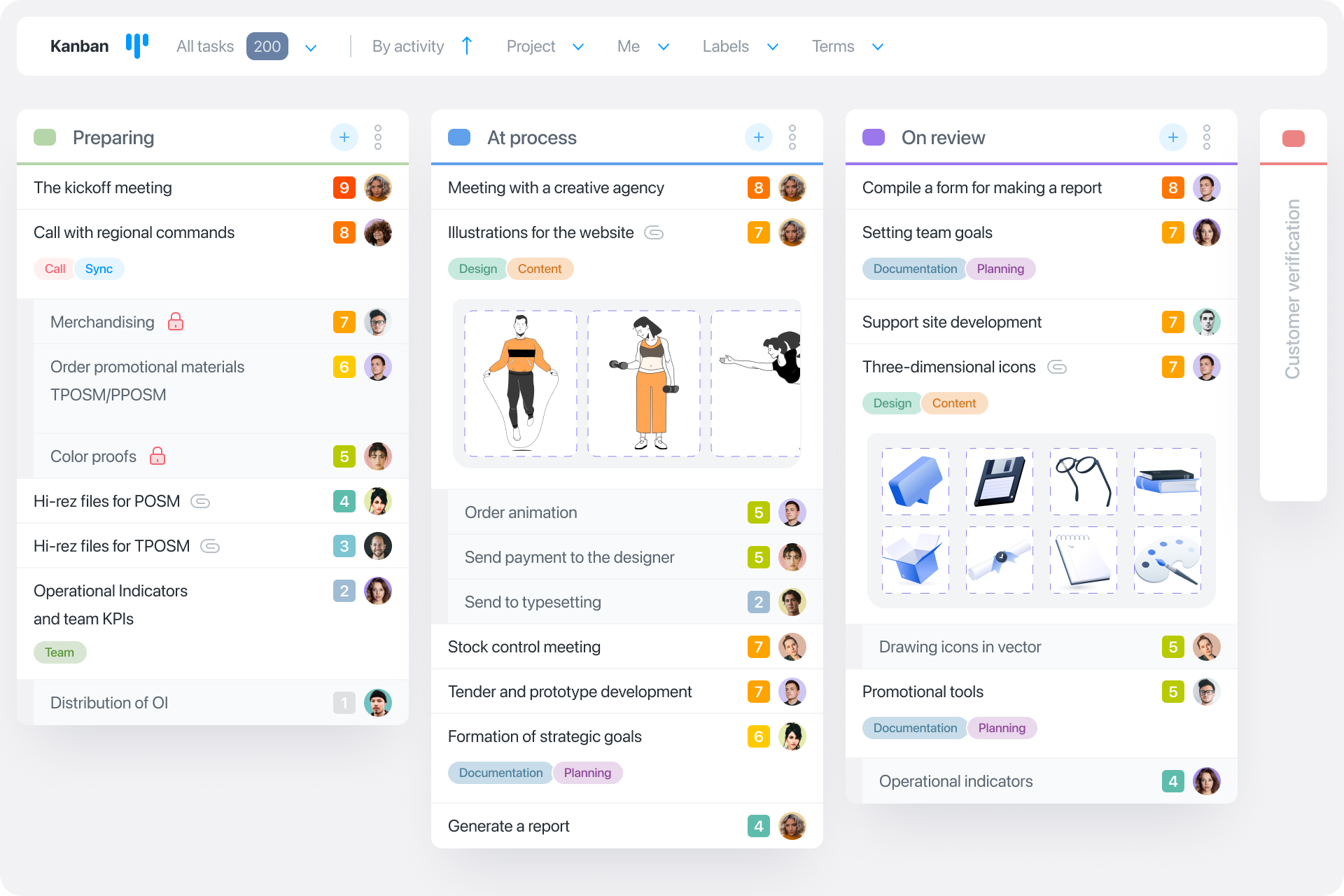 Worksection screenshot 3