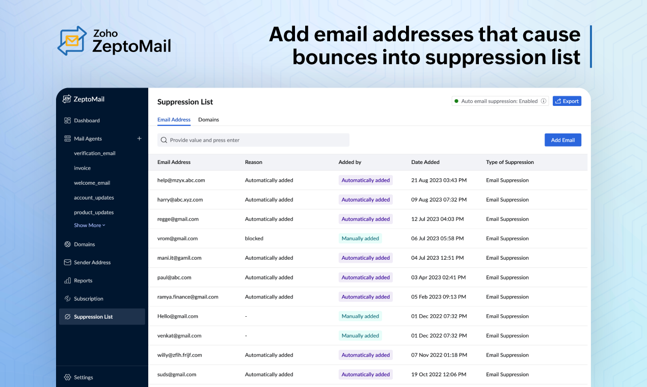 Zoho ZeptoMail screenshot 4