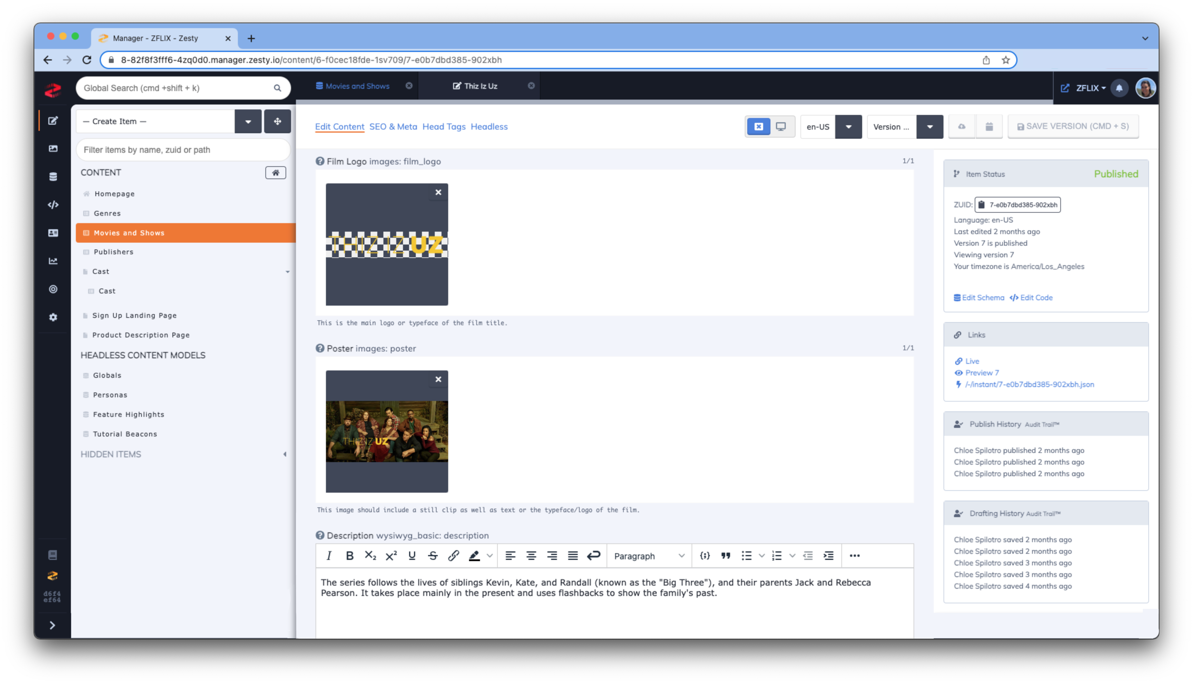 Zesty.io screenshot 5