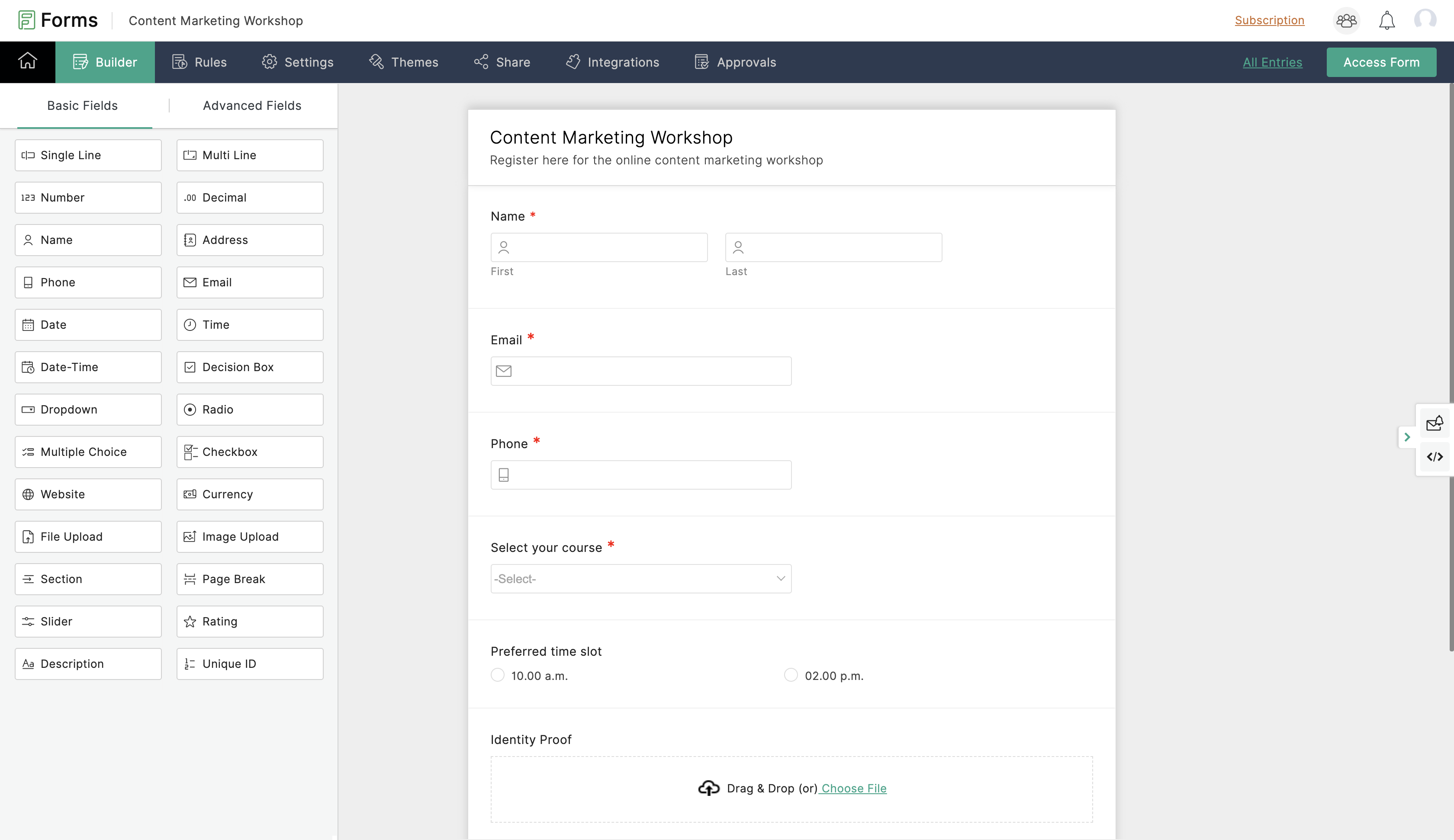 Zoho Forms screenshot 5