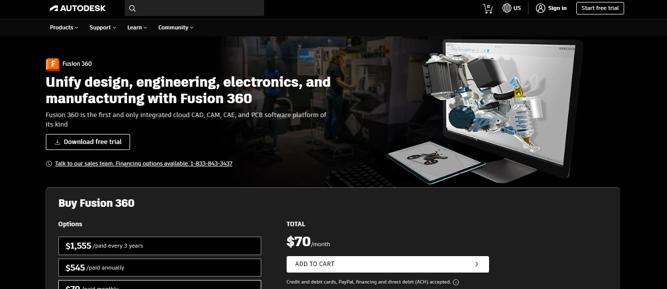 Autodesk Fusion 360 screenshot 1