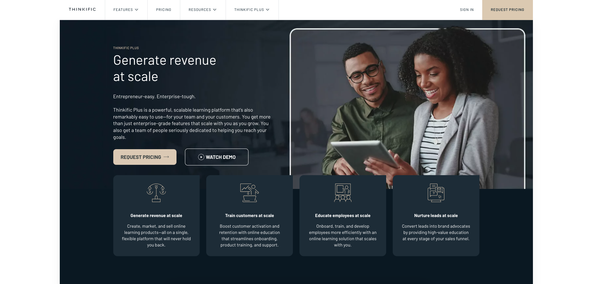 Thinkific Plus screenshot 1