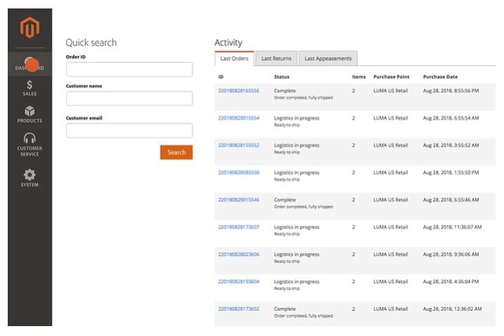 Adobe Commerce screenshot 2