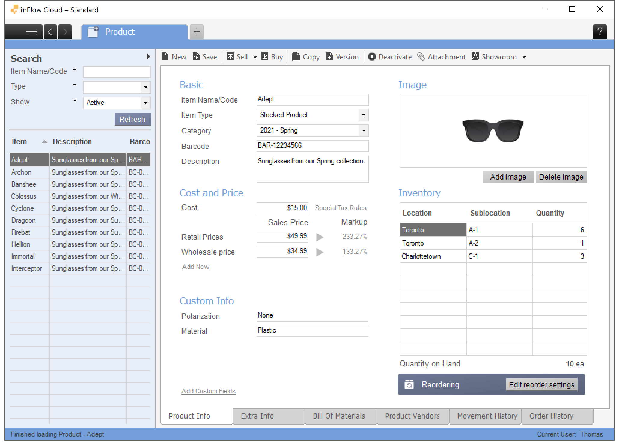 inFlow Inventory screenshot 4