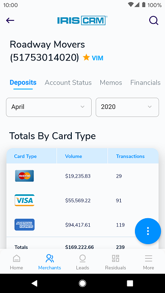 IRIS CRM screenshot 3