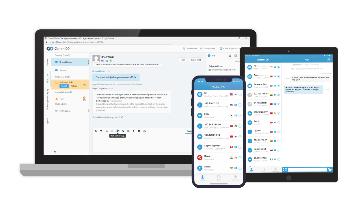 Comm100 screenshot 3