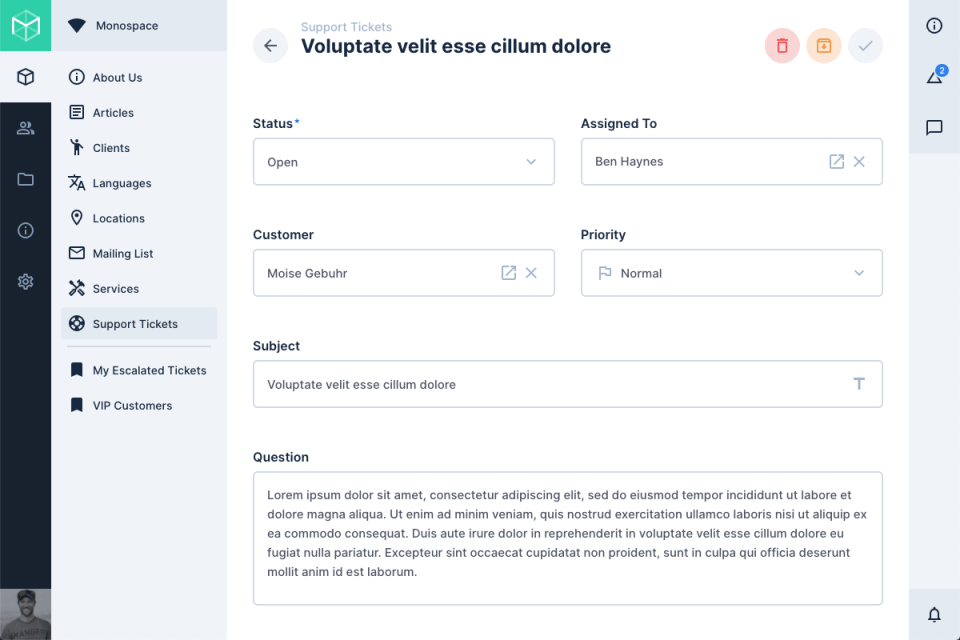 Directus screenshot 2
