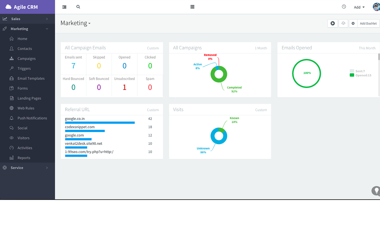 Agile CRM screenshot 3