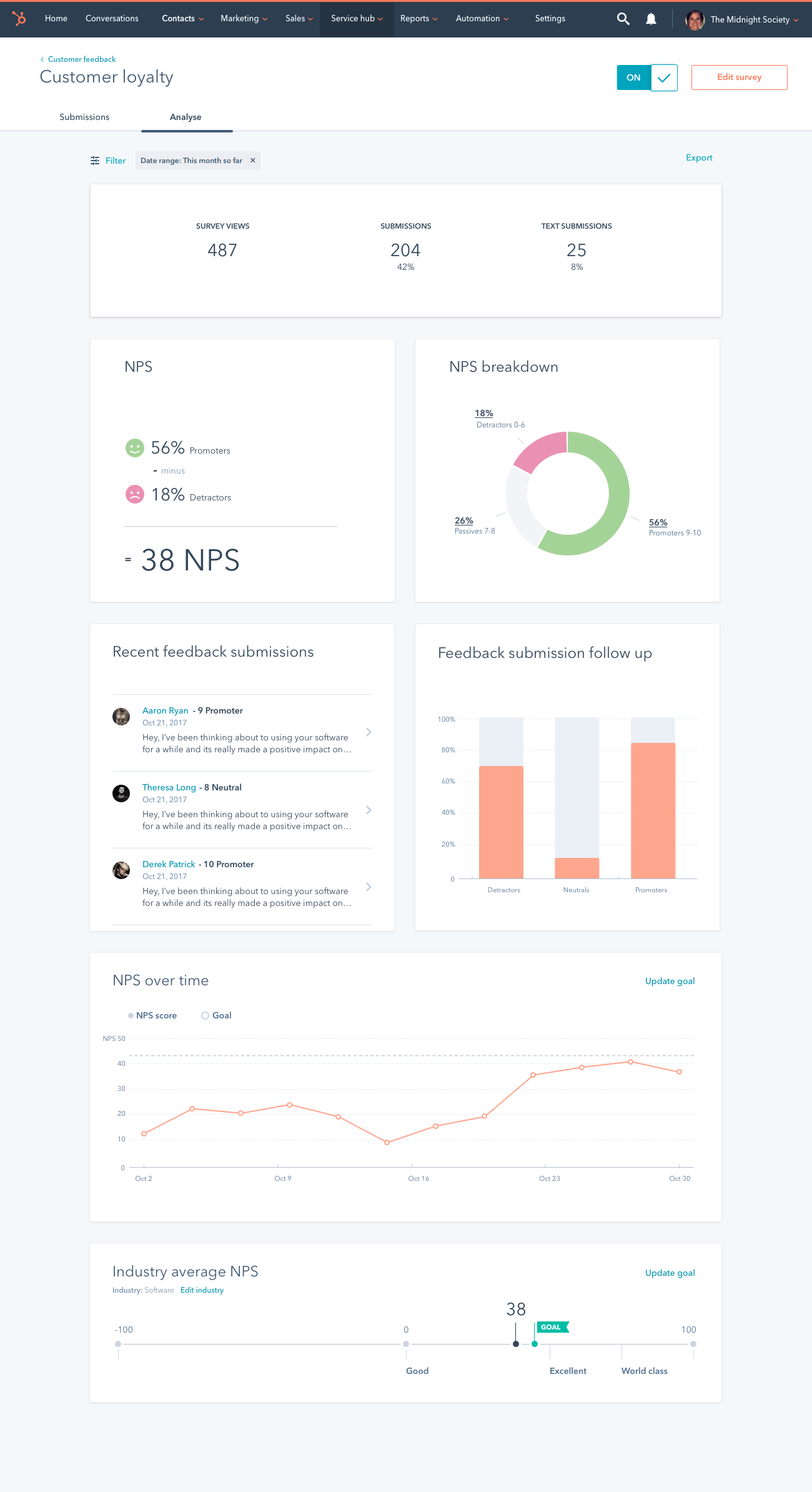 HubSpot Service Hub screenshot 2