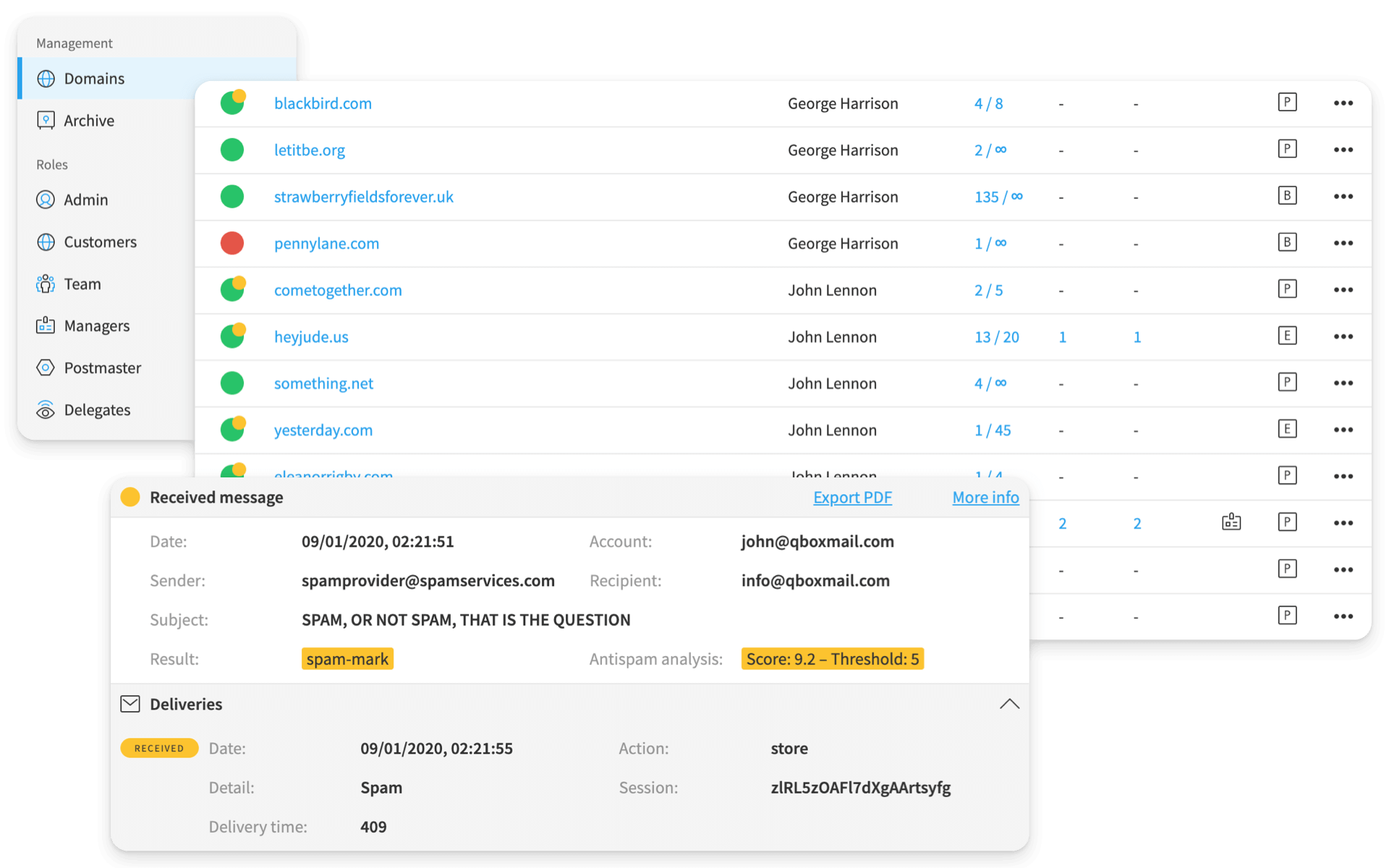 Mailture screenshot 2