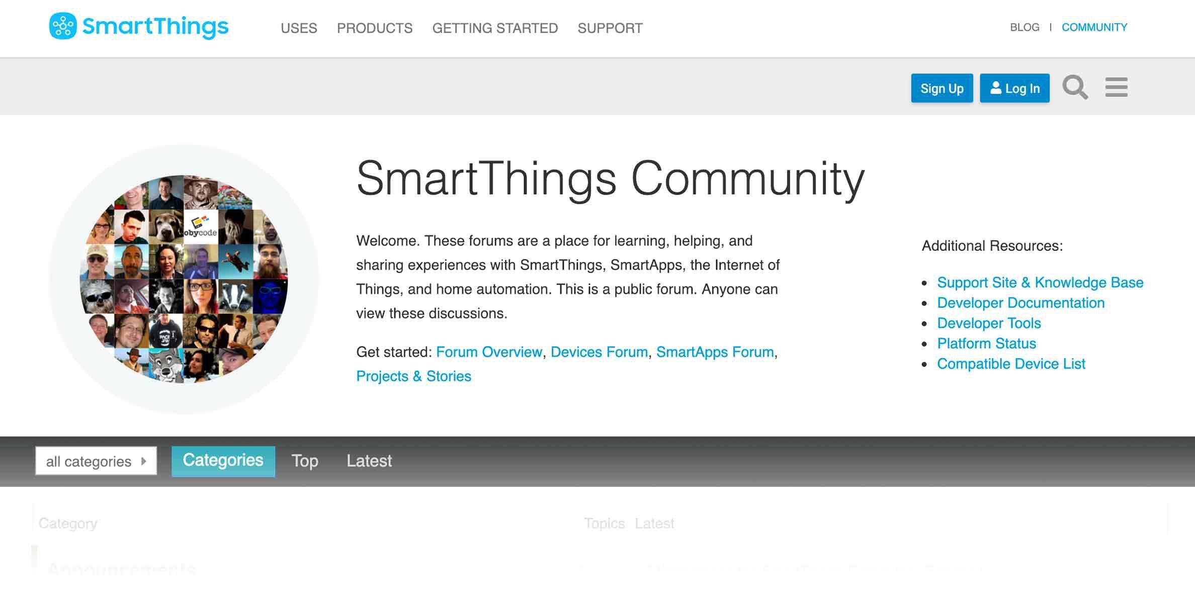 Discourse screenshot 2