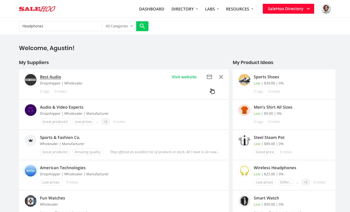 Salehoo screenshot 2