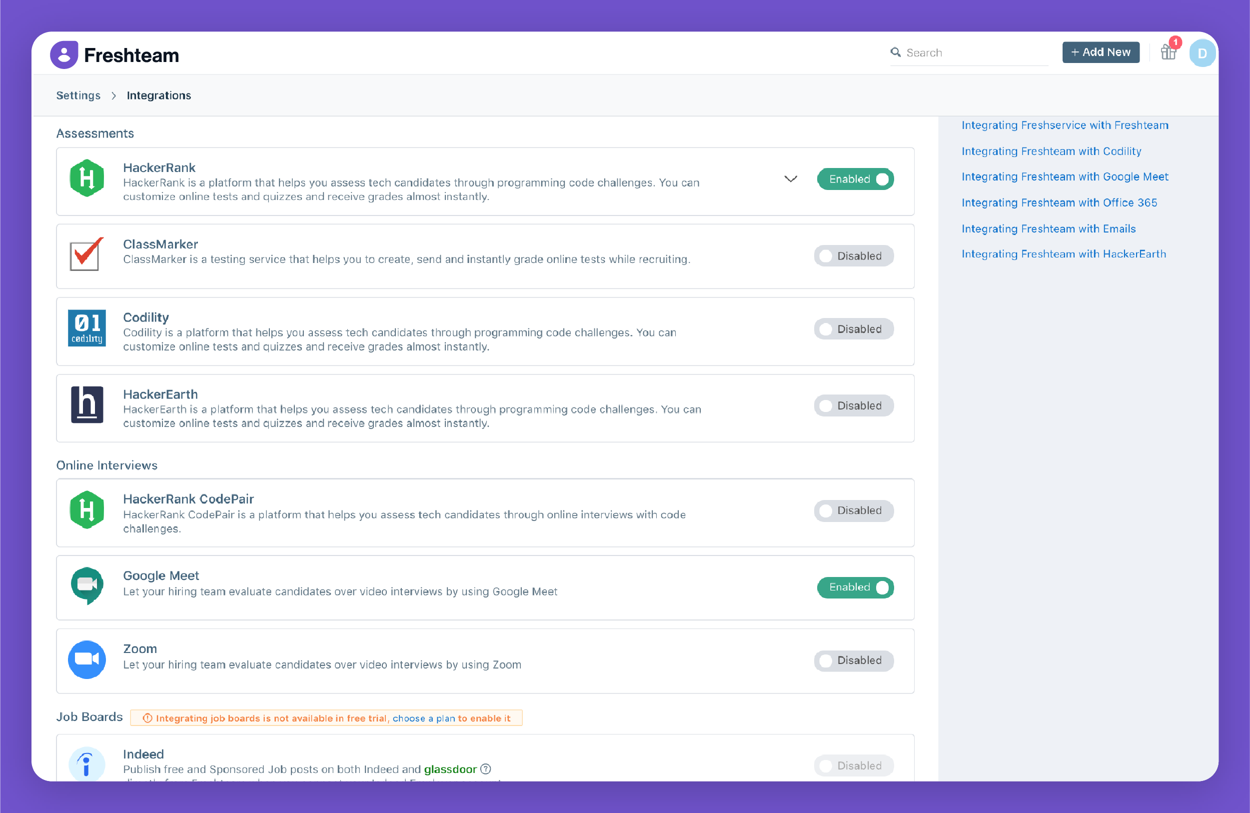 Freshteam screenshot 5