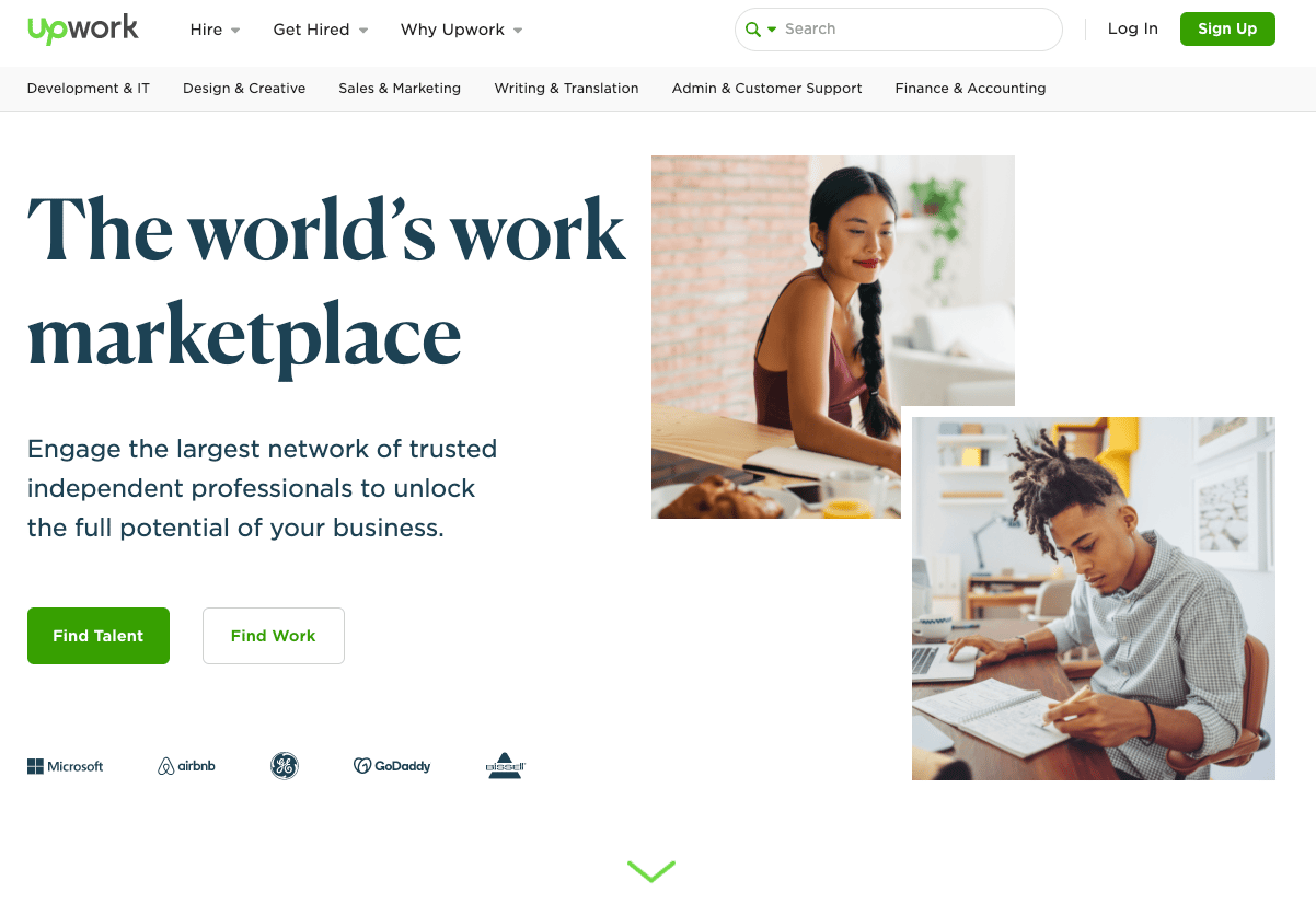 Upwork screenshot 5