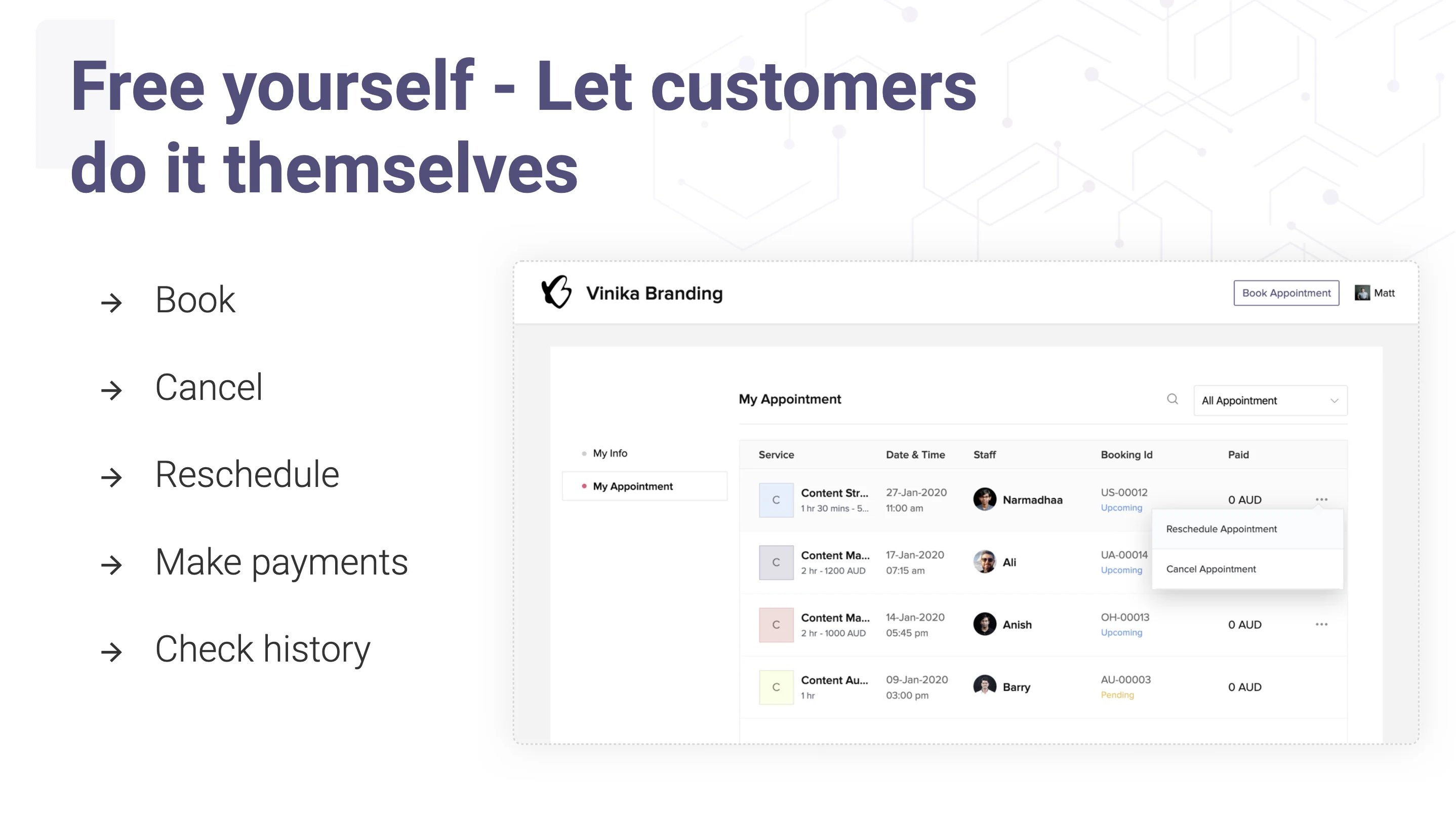 Zoho Bookings screenshot 2