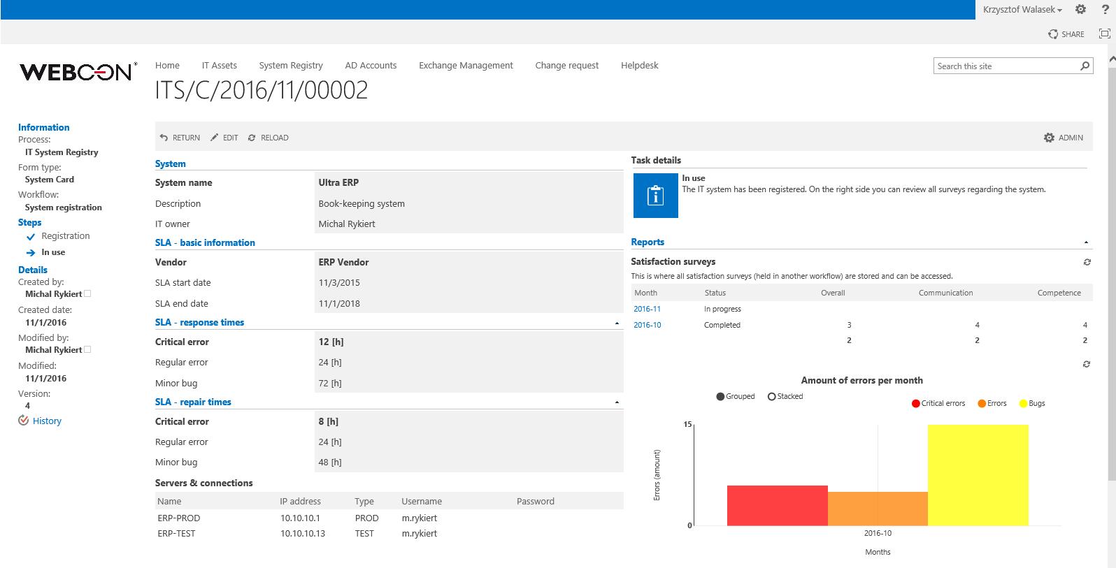 WEBCON BPS screenshot 4
