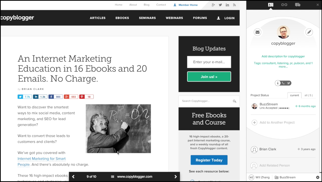 BuzzStream screenshot 4