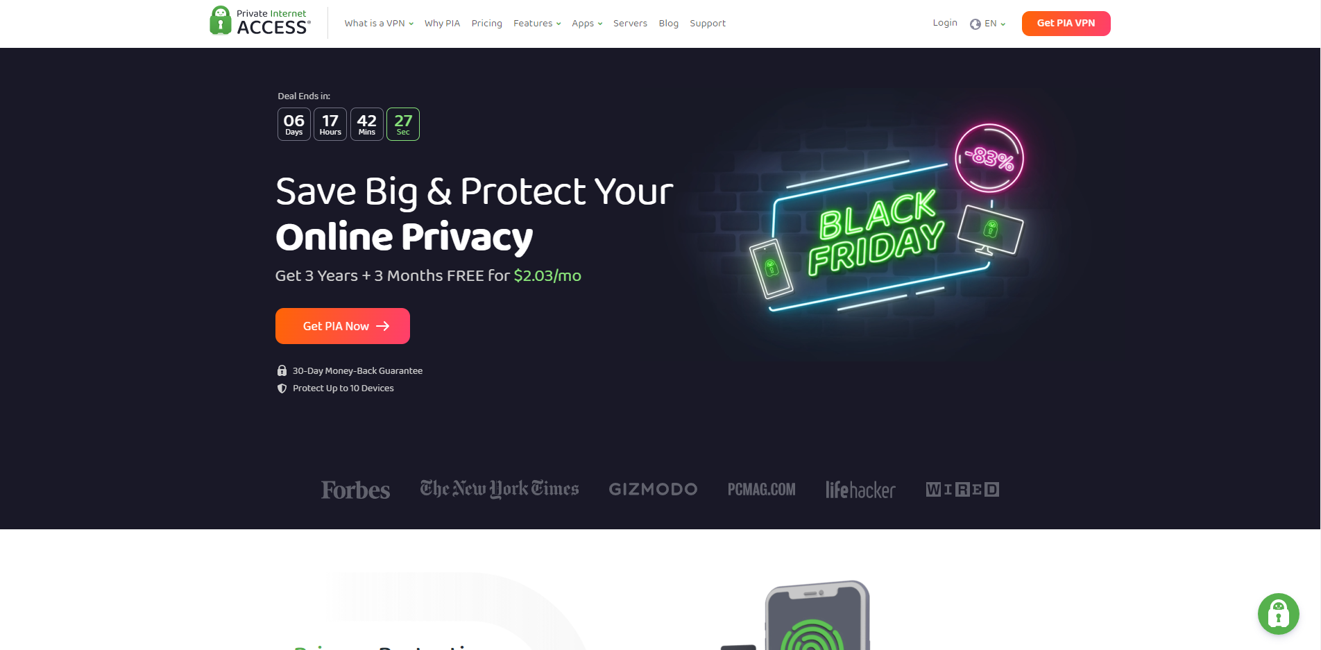 Private Internet Access screenshot 3