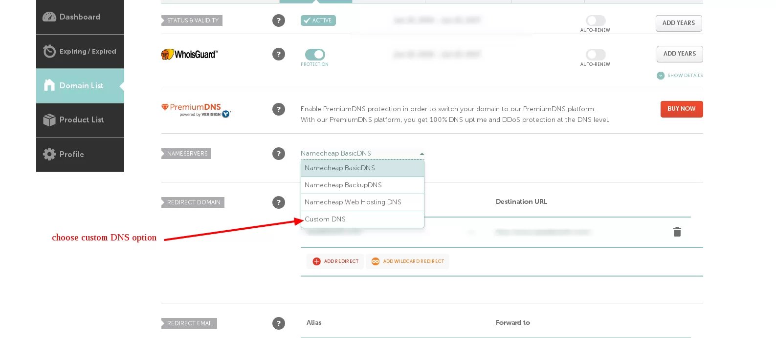 Namecheap screenshot 4