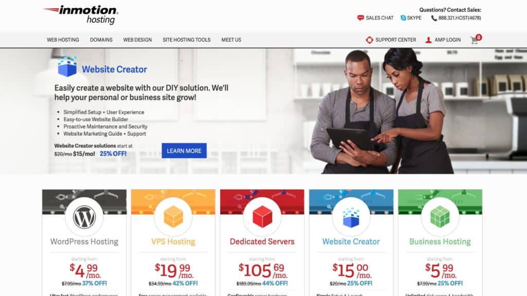 InMotion Hosting screenshot 2