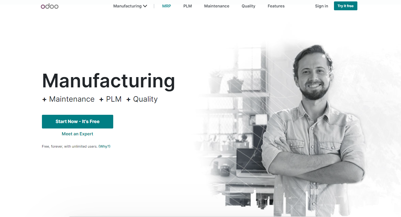 Odoo Manufacturing screenshot 2
