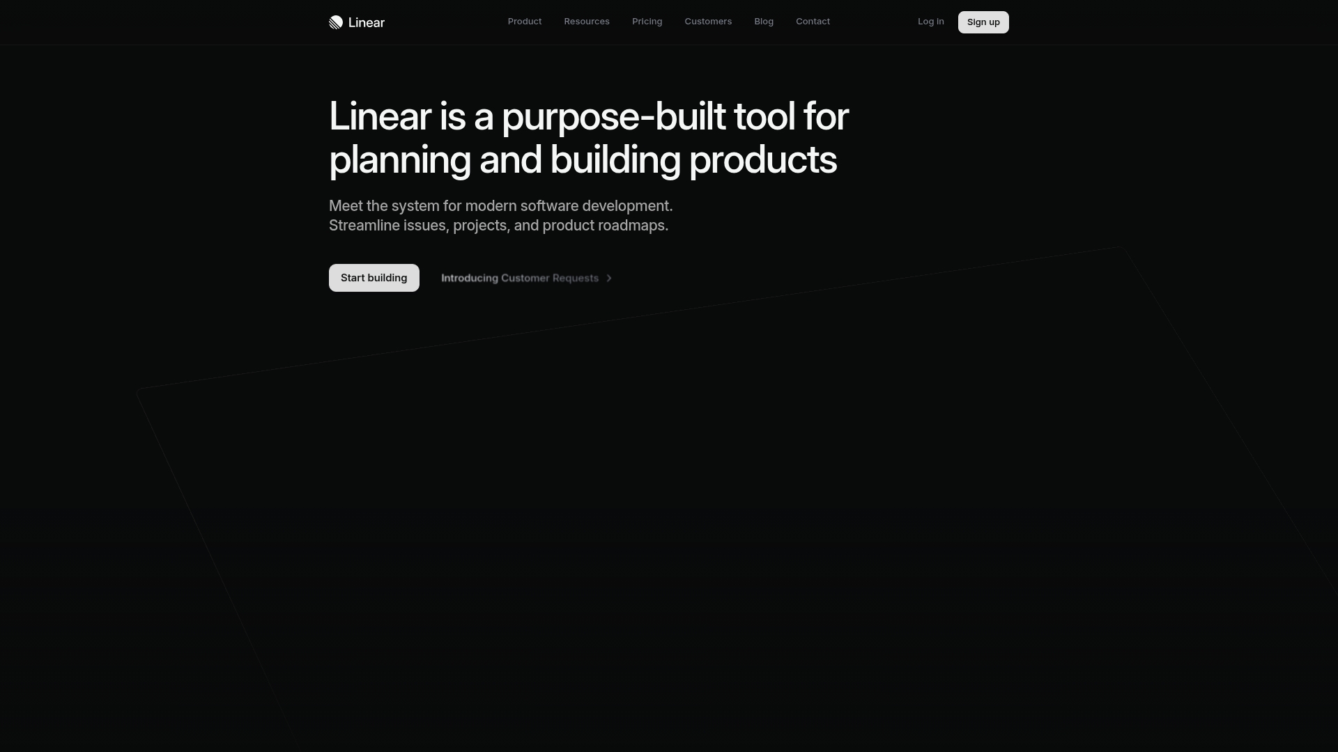 Linear Homepage