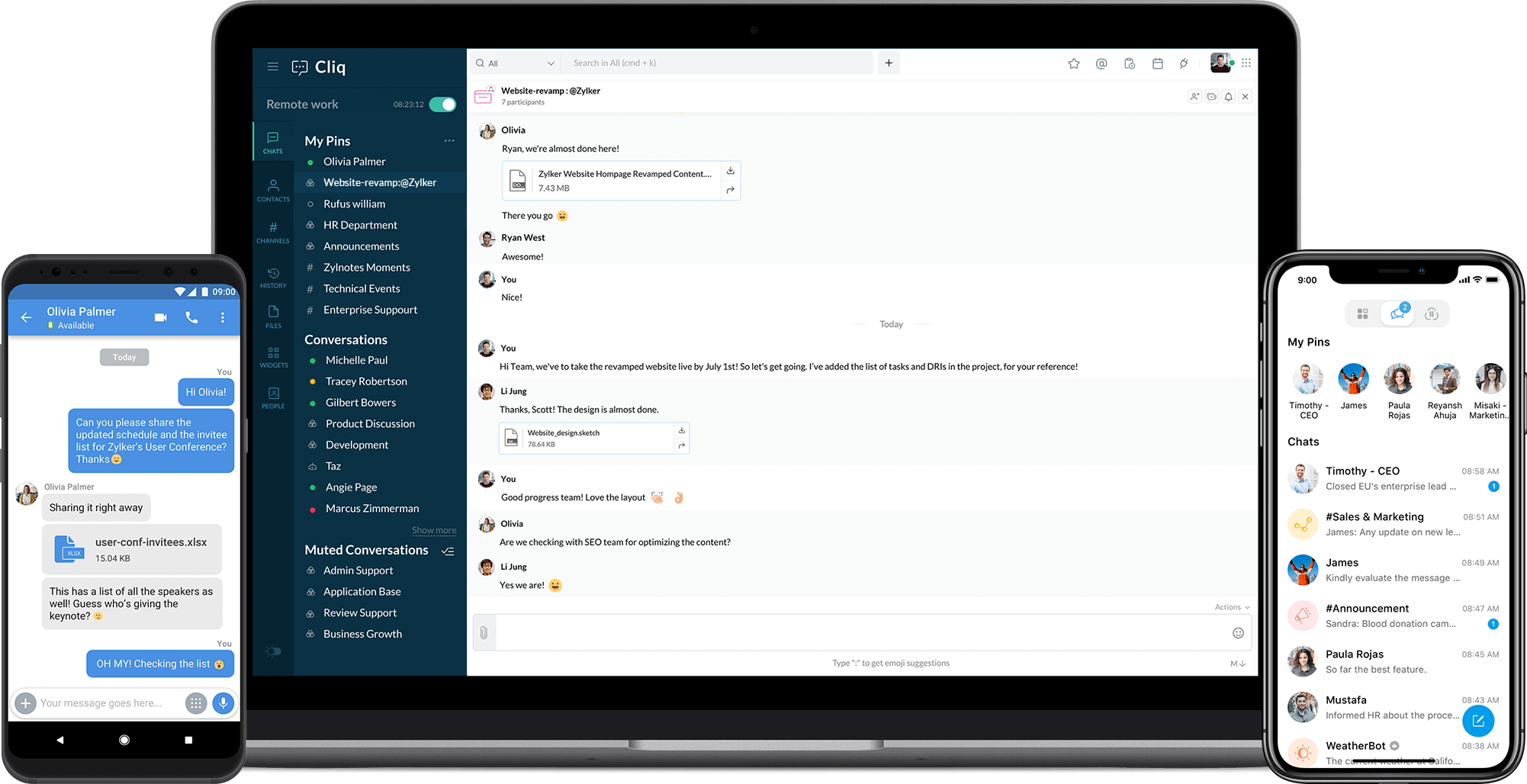 Zoho Cliq screenshot 2