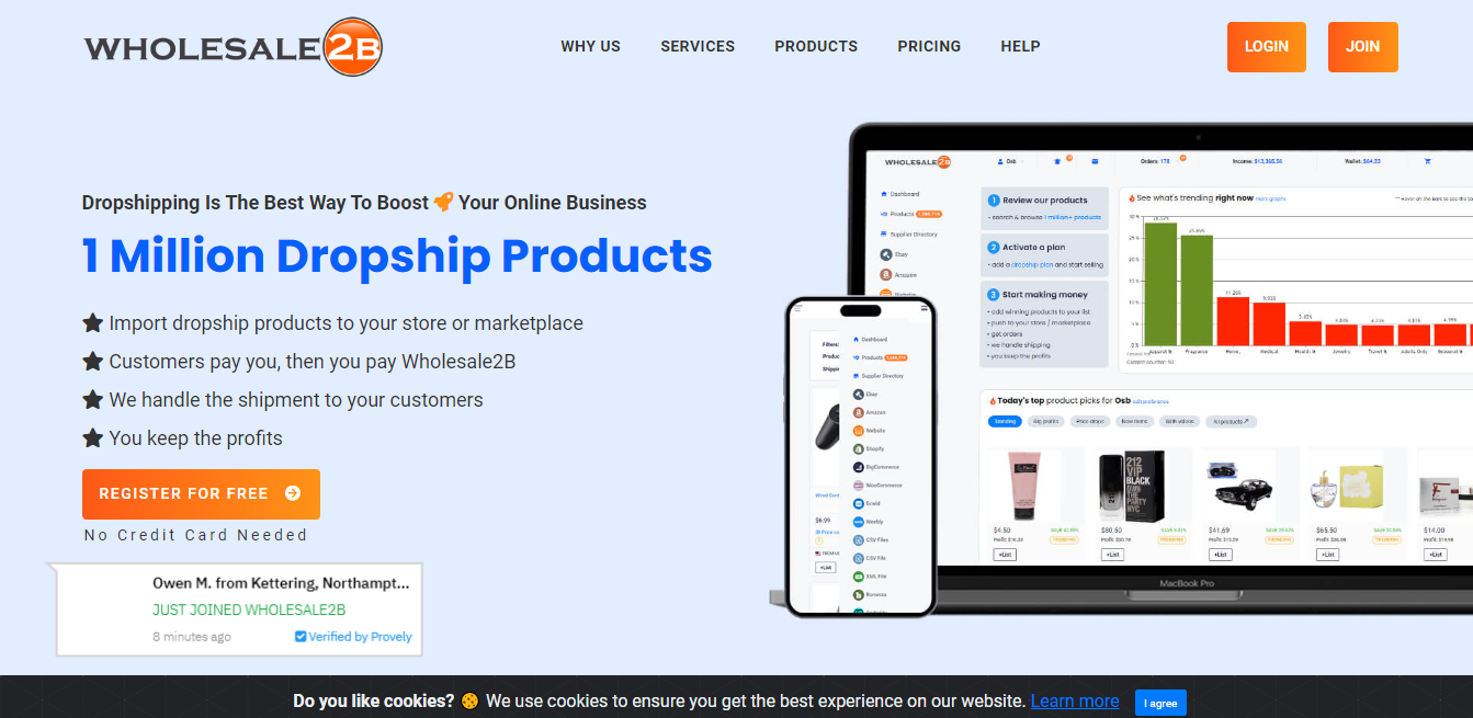 Wholesale 2B screenshot 2