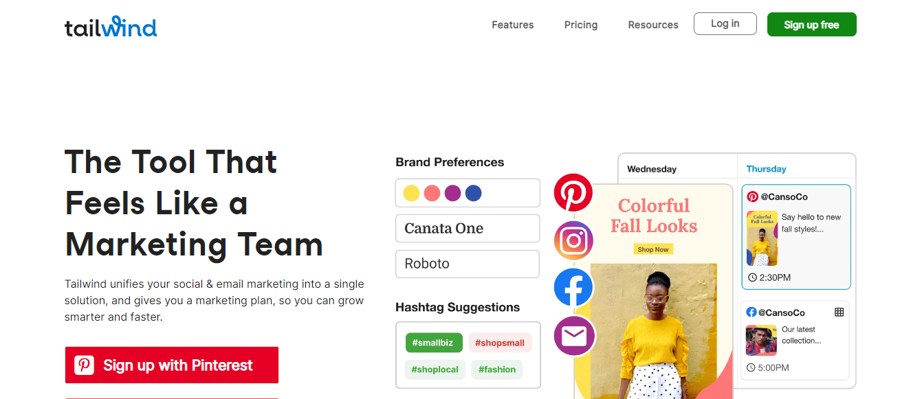 Tailwind screenshot 3