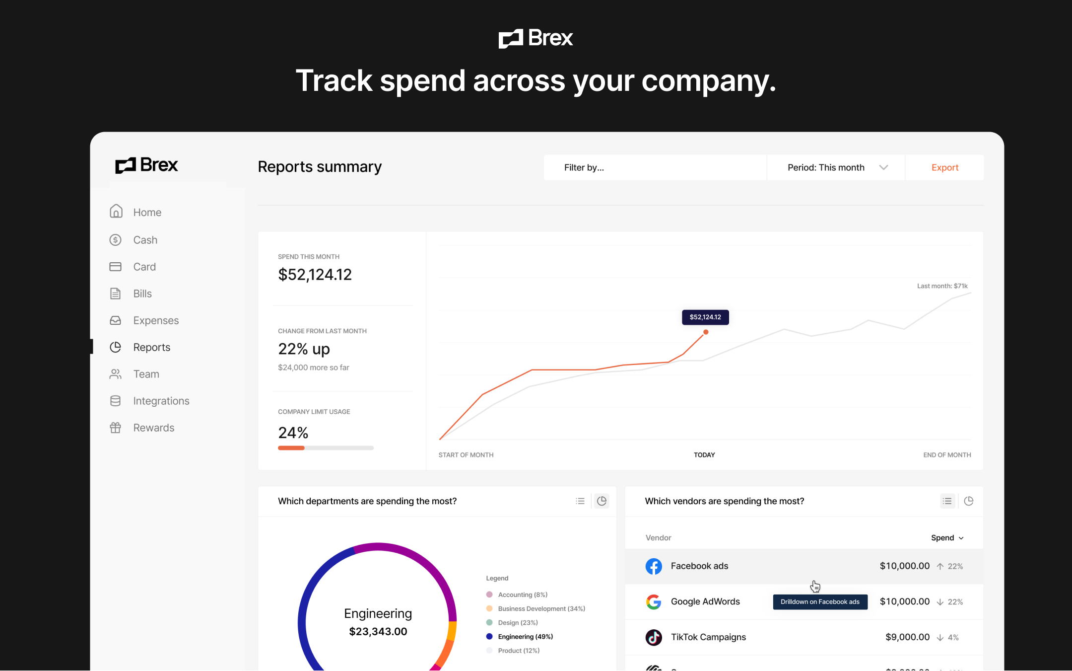 Brex screenshot 2