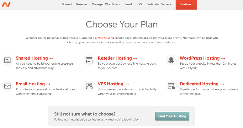 Namecheap Hosting screenshot 4