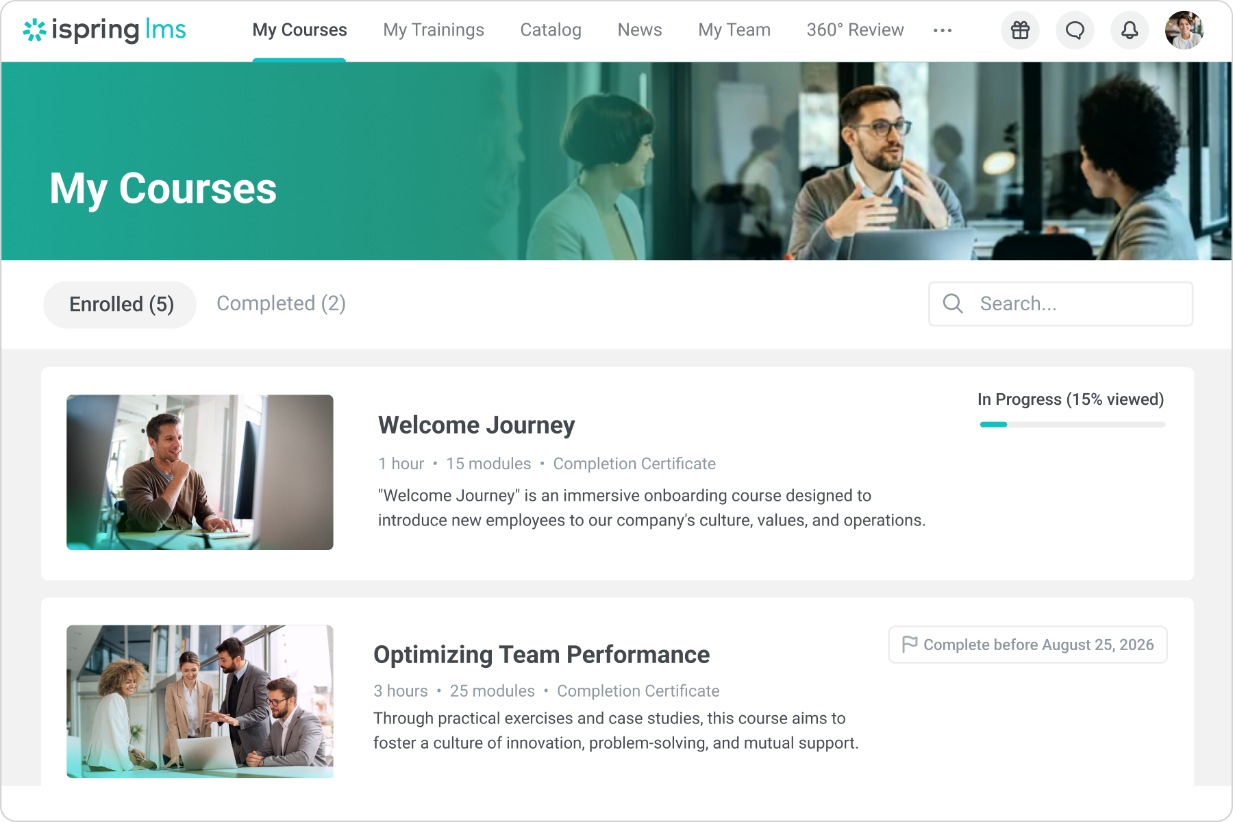 iSpring Learn screenshot 5