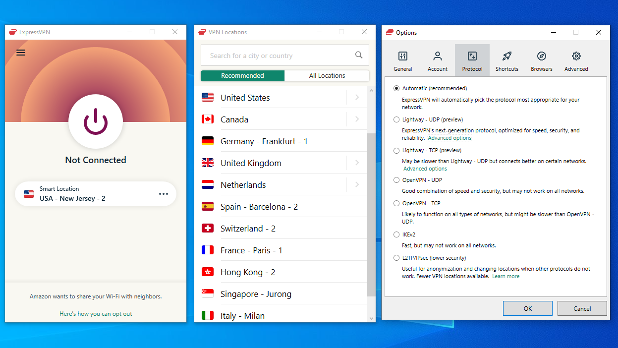 ExpressVPN screenshot 3
